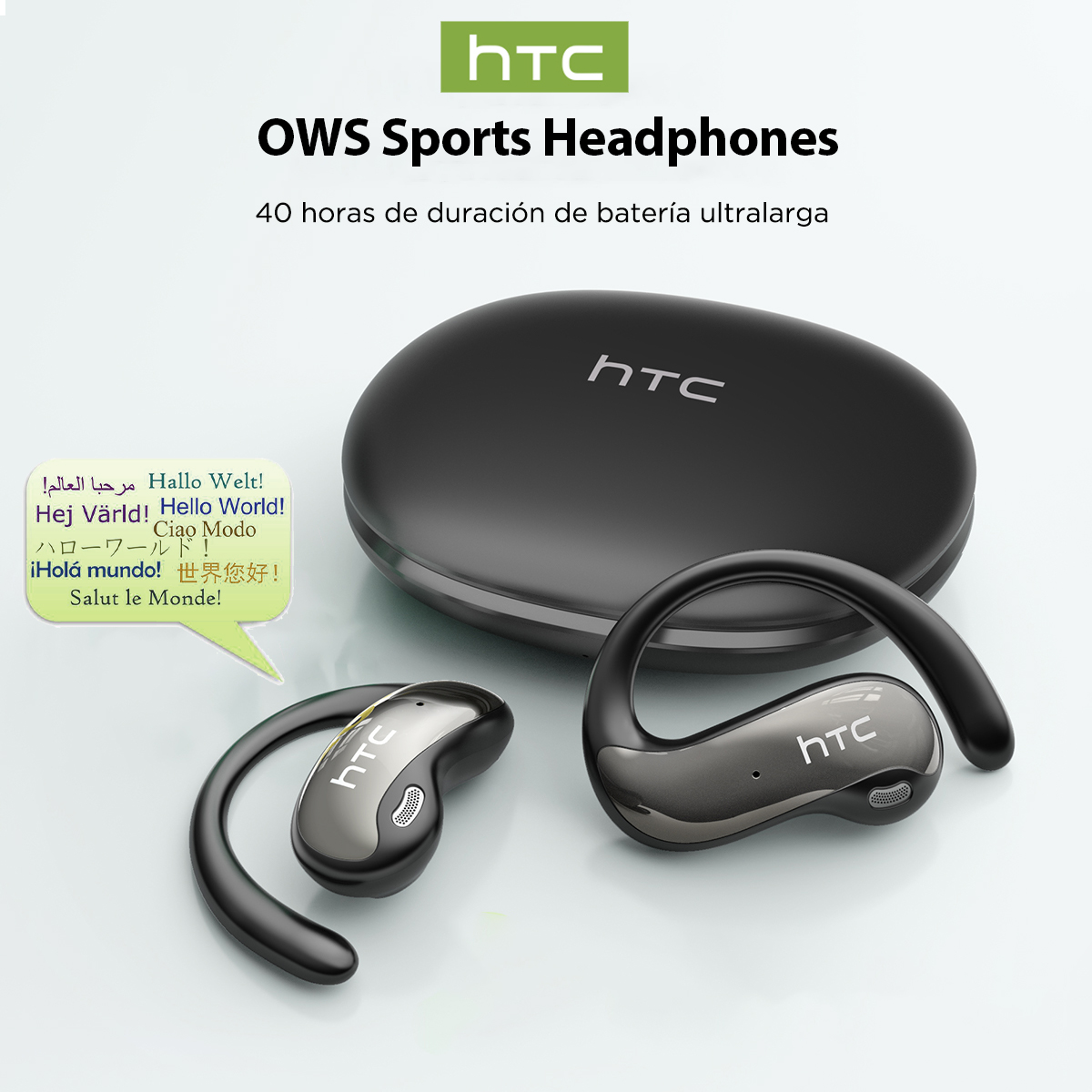 Sports Earphone Hook - HTC NE19 Bluetooth Earphones AI OWS