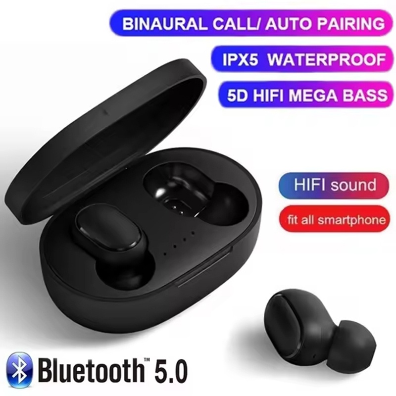 A6S TWS Earphones Wireless Blu - Wireless Earbuds Tws reseña y precio