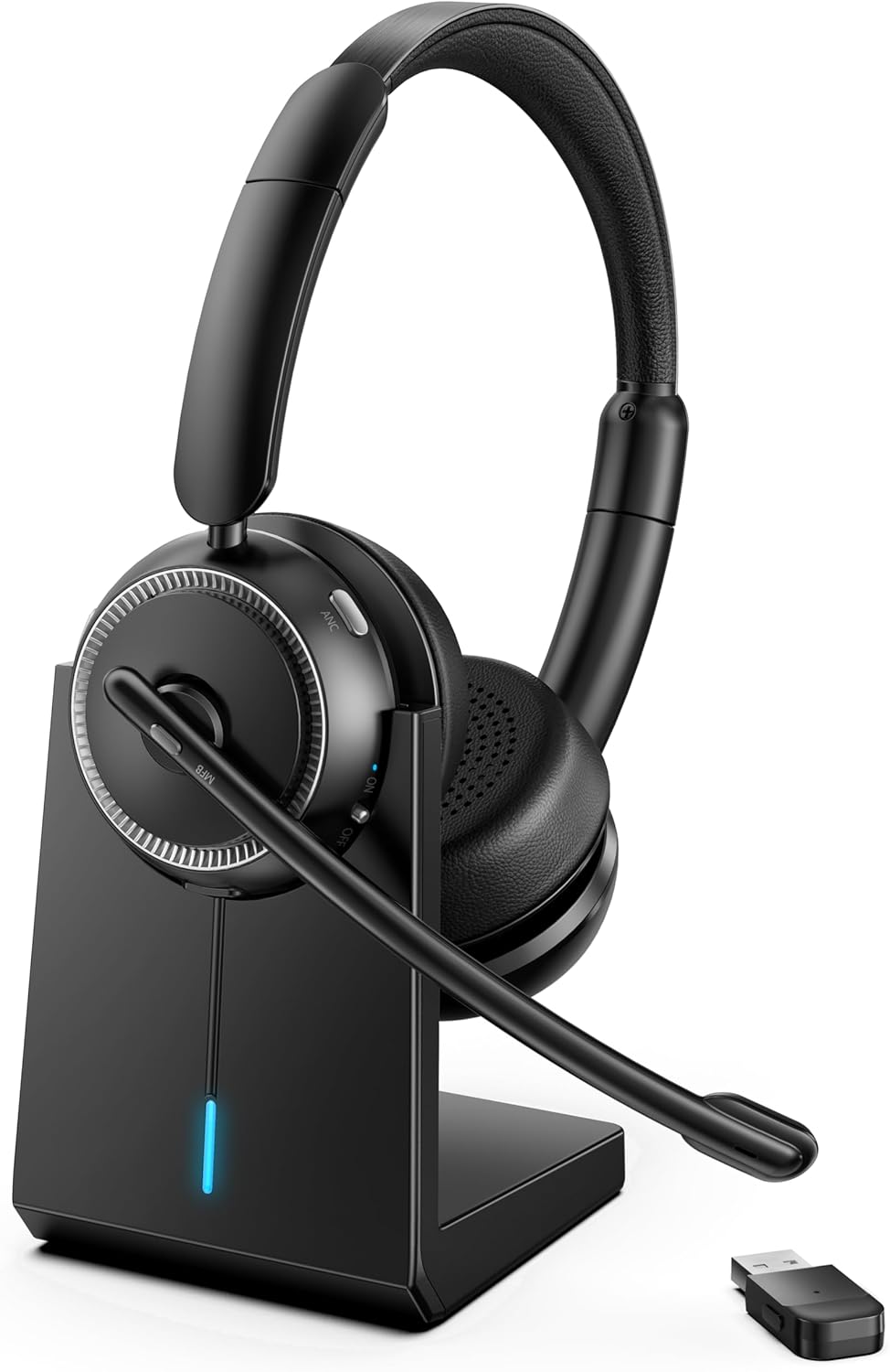 Bluetooth 5.4 ANC Headset with - Noise Cancelling Headphone reseña y precio