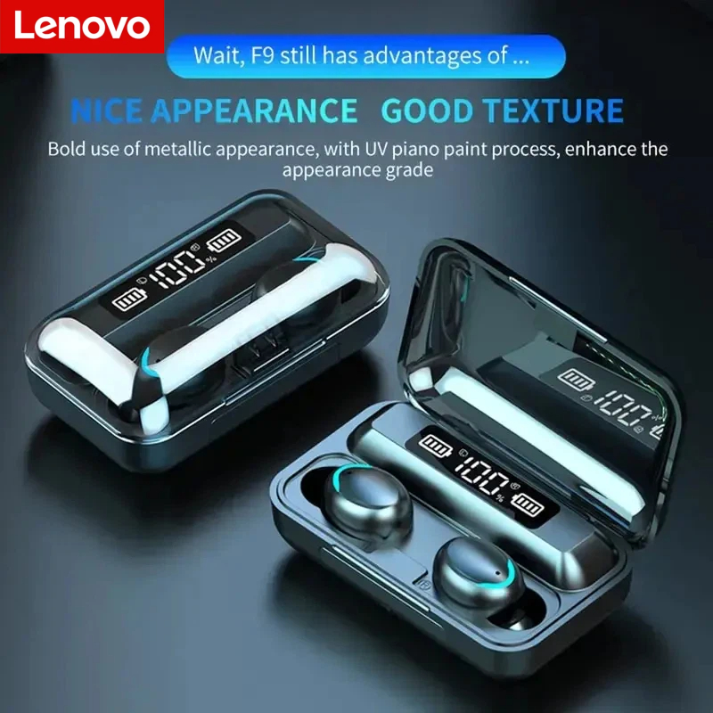 Lenovo F9 Bluetooth Wireless H - Earbuds Charging Case reseña y precio