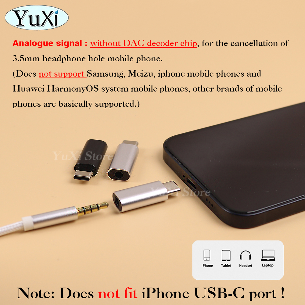 1Pc Type-C to 3.5mm Earphone A - Cable Extension 3.5 reseña y precio