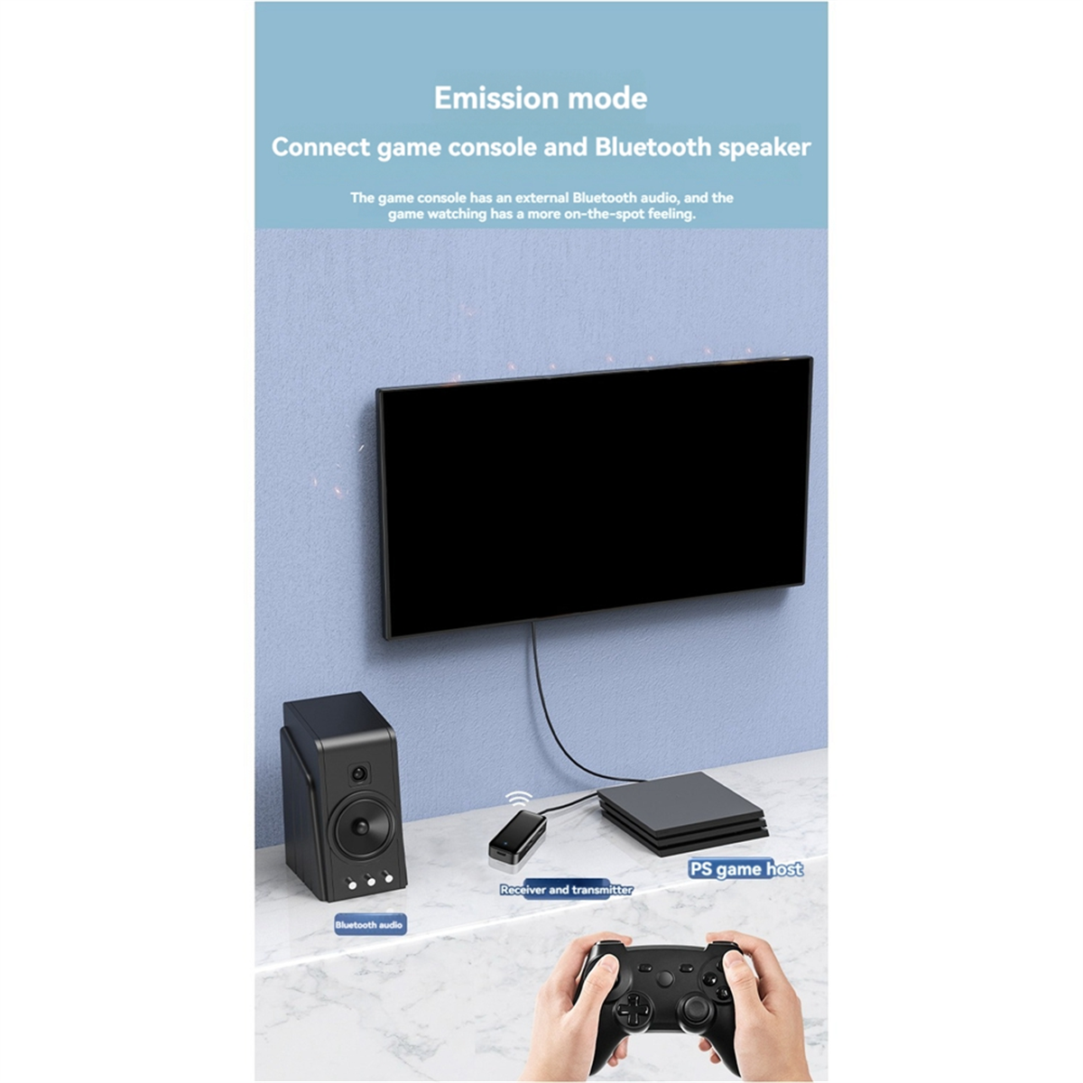 RISE Bluetooth 5.3 Receiver Tr - Bluetooth Adapter Receiver reseña y precio