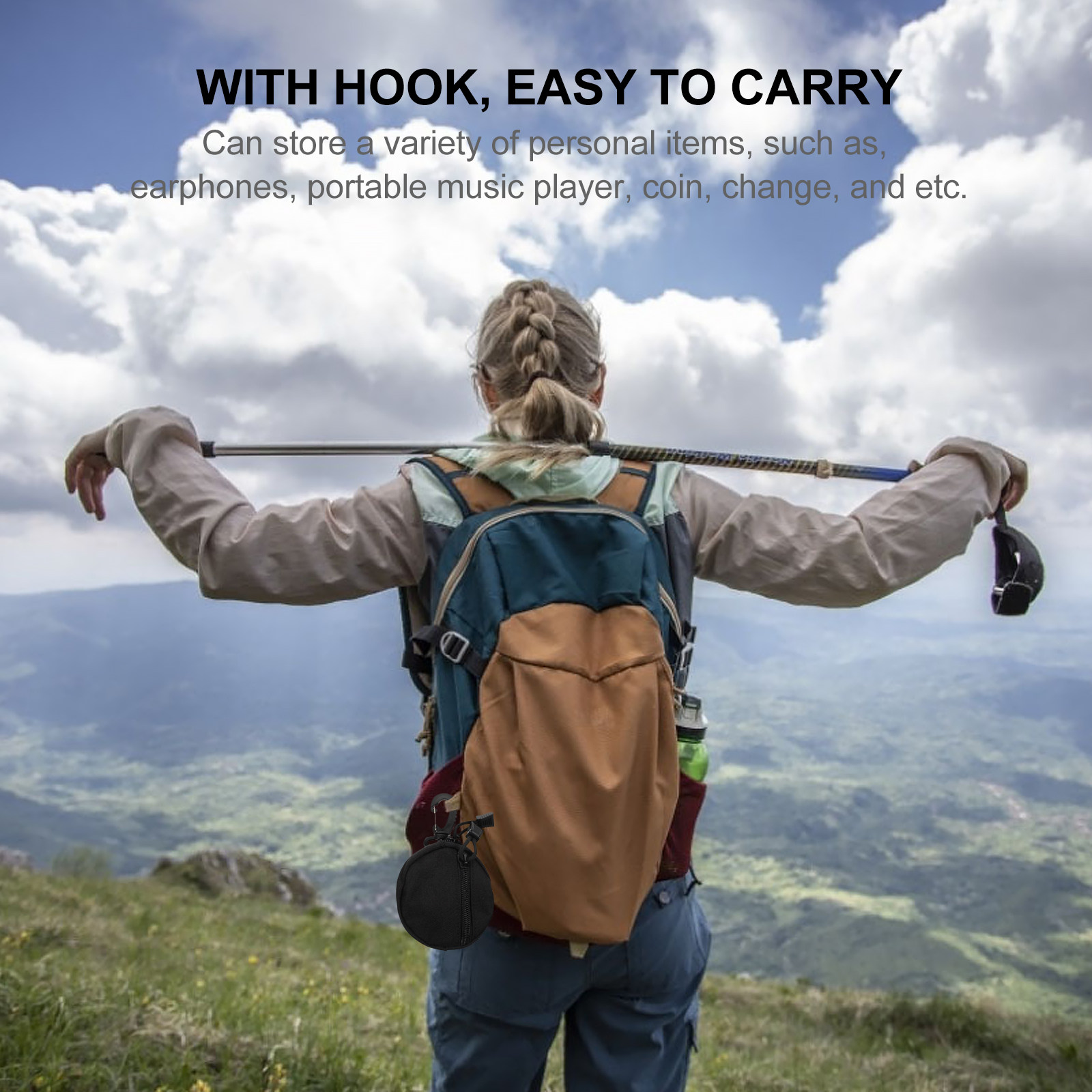 Polyester Multi-Purpose Hangin - Sports Earphone Hook reseña y precio