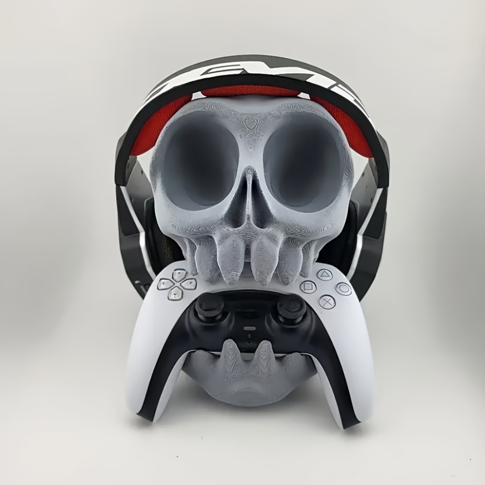 Skull Shaped Controller Stand  - Headphone Stand Desk reseña y precio