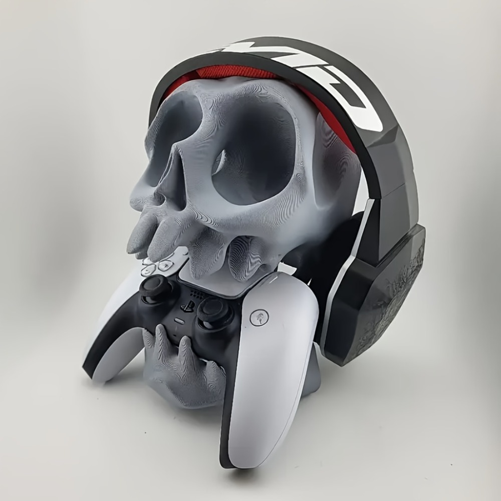 Skull Shaped Controller Stand  - Headphone Stand Desk reseña y precio