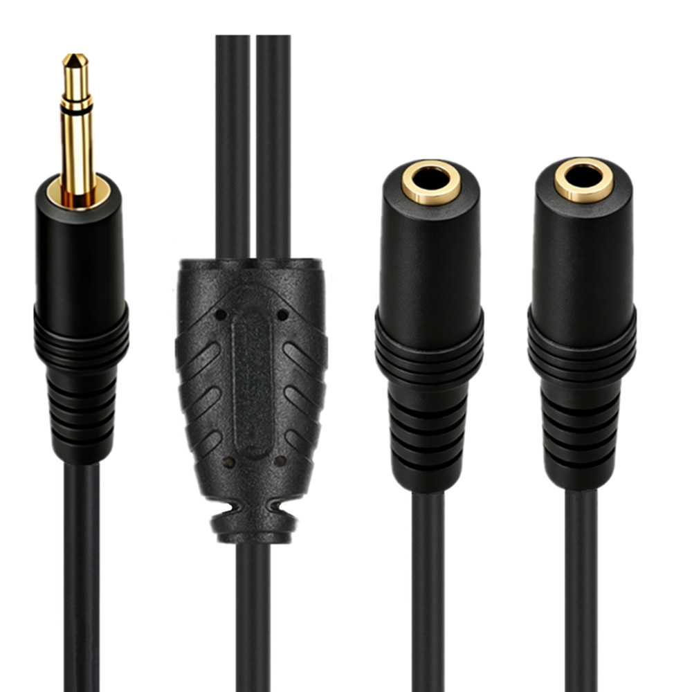 3.5mm TS Mono Male To Dual 3.5 - Earphone Splitter Jack reseña y precio