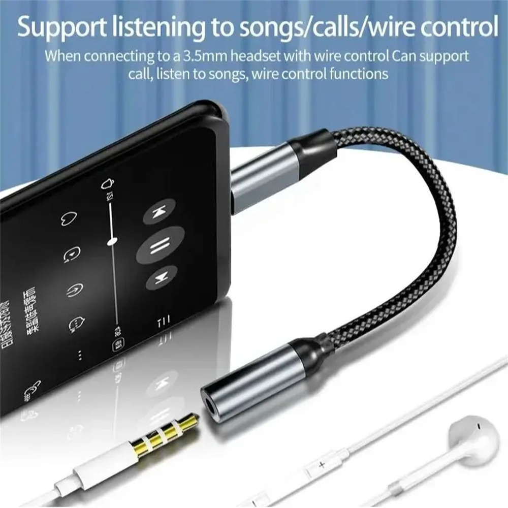 USB Type C To 3.5mm Audio Adap - Audiophile Headphone Wired reseña y precio