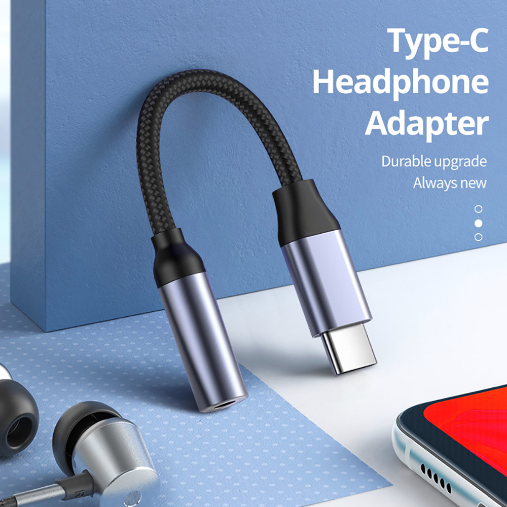 USB Type C To 3.5mm Audio Adap - Audiophile Headphone Wired reseña y precio