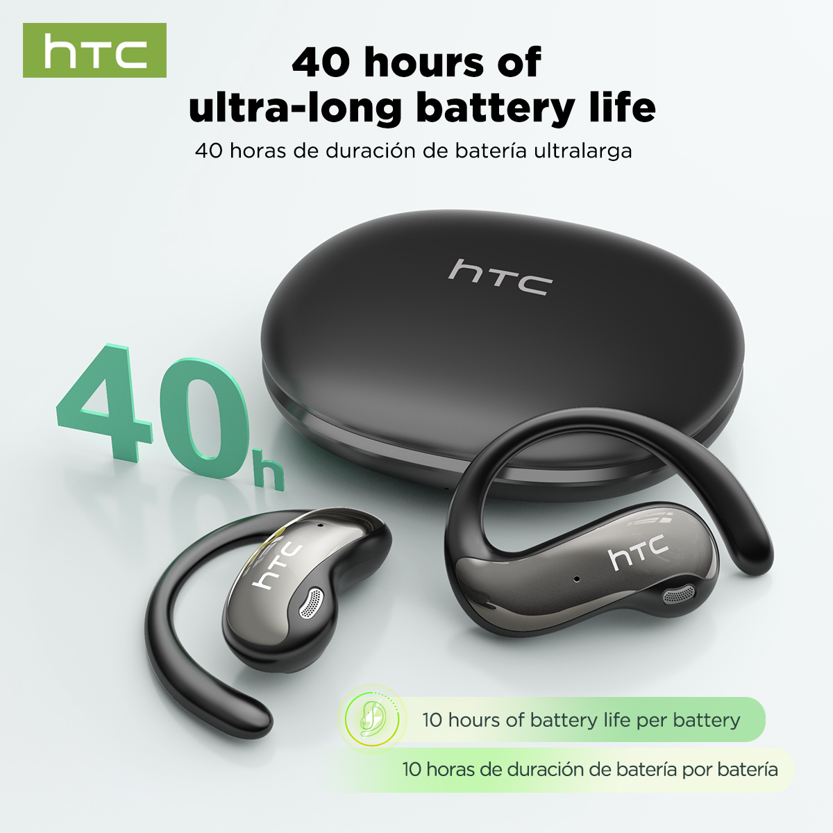 HTC NE19 Bluetooth Earphones A - Sports Earphone Hook reseña y precio