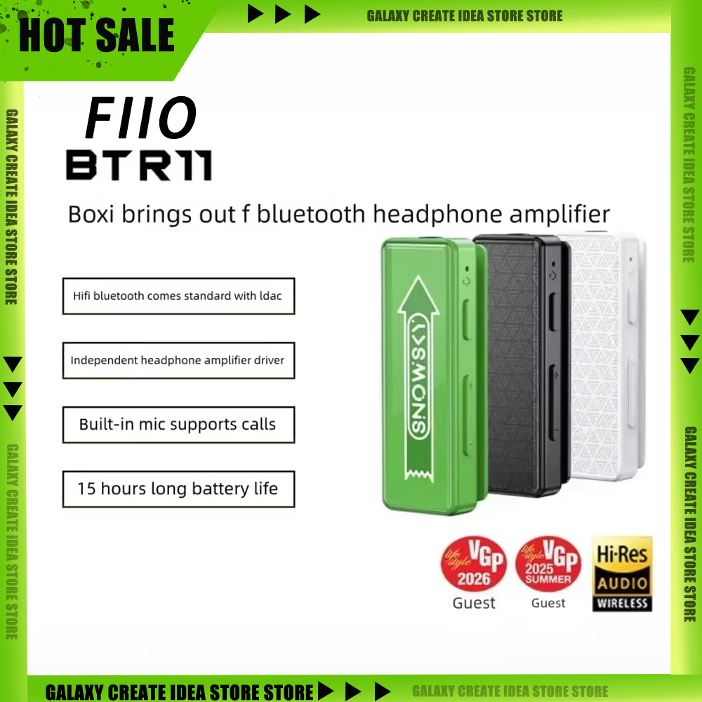 FiiO BTR11 Bluetooth Audio Rec - Wired Earphone Mic reseña y precio
