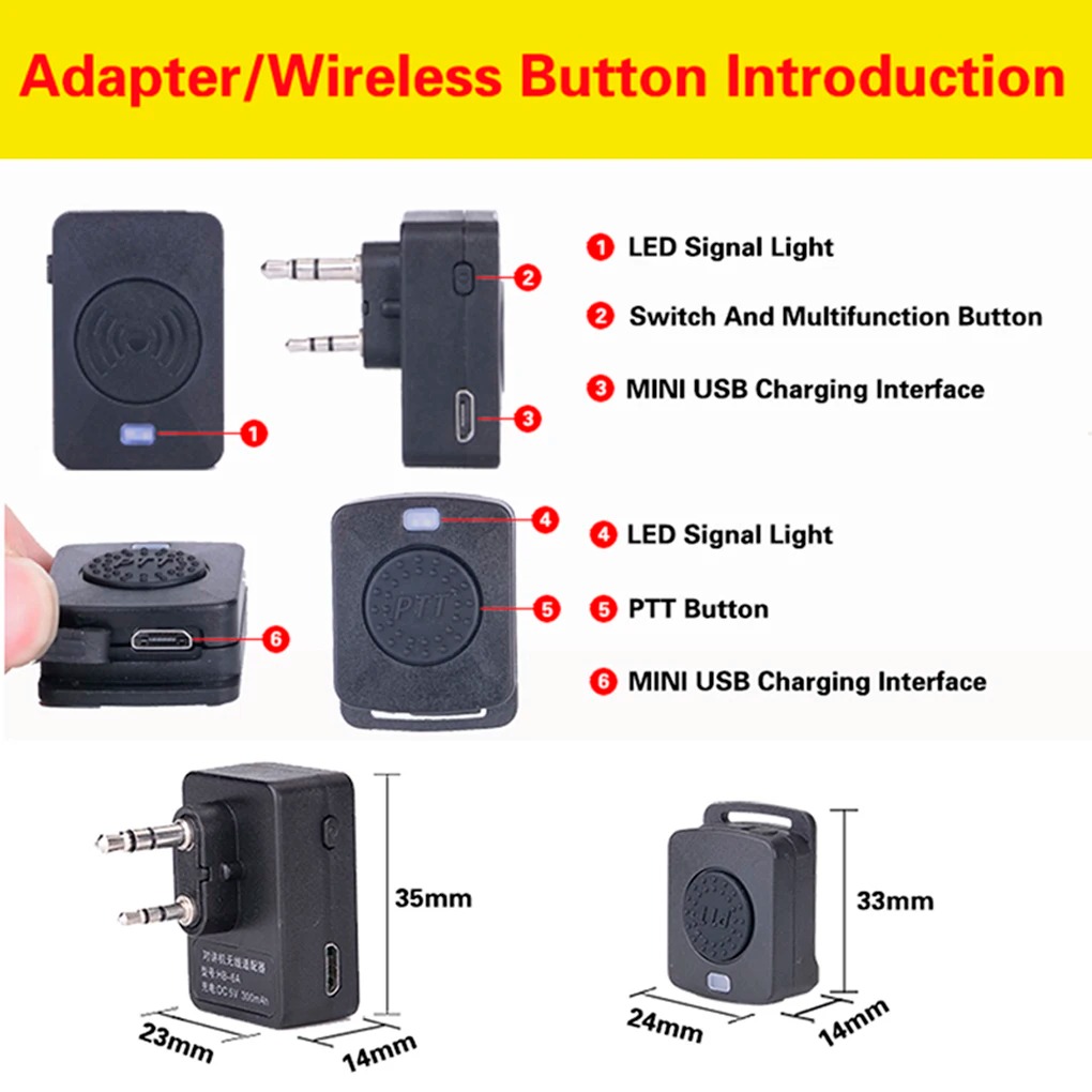 Walkie Talkie Wireless Headset - Bluetooth Headset On Ear reseña y precio