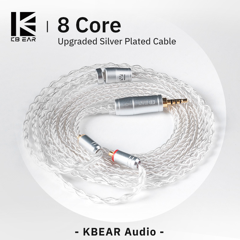 KBEAR 8 Core Upgraded Silver W - In Ear Monitor Iem reseña y precio